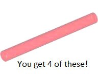 Lego Lightsaber Lot- 2 Dual Red Lightsabers with Hilts - Darth Maul